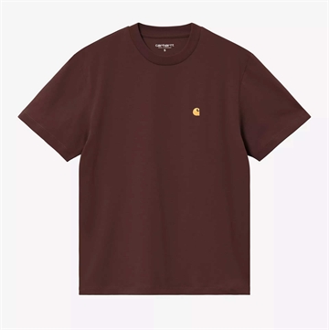 Carhartt WIP W Chase T-shirt Palisander / Gold